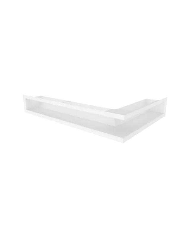 LUFT TS 9x40x60 Alb - Grila semineu pe colt