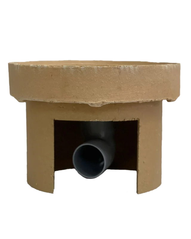 Imagine cu o baza condens pentru un coș de fum ceramic