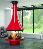 Șemineu suspendat JC Bordelet Eva 992 Central Glass - imagine 3