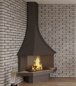 Șemineu suspendat JC Bordelet Julietta 985 Corner - imagine 2