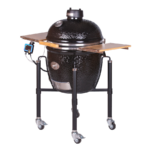 Grill ceramic cu cărbuni Monolith CLASSIC BBQ Guru-Serie 2.0 negru cu suport metalic - imagine 9