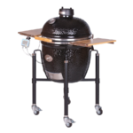 Grill ceramic cu cărbuni Monolith CLASSIC BBQ Guru-Serie 2.0 negru cu suport metalic - imagine 2