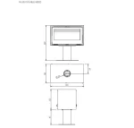 Soba pe lemne tip tunel Carbel RI-100, 12,6kW - imagine 6