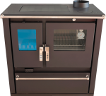 Sobă de gătit pe lemne Verso CS Plus Inox Ceramic – 7,7 kW