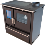 Sobă de gătit pe lemne Verso CS Plus Inox Ceramic – 7,7 kW - imagine 3