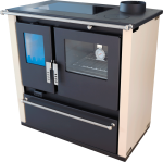 Sobă de gătit pe lemne Verso CS Plus Inox Ceramic – 7,7 kW - imagine 5