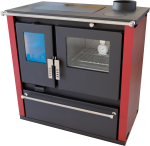 Sobă de gătit pe lemne Verso CS Plus Inox Ceramic – 7,7 kW - imagine 7