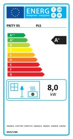Șemineu pe peleți Prity PLS, 8 kW - imagine 3