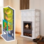 Soba pe lemne Domofire Verona 8 kW - imagine 3