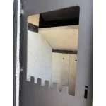 Soba pe lemne Domofire Piccolino, 6 kW, cu plita de gatit, verde, teracota - imagine 3