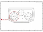 Soba pe lemne KAWMET P7, cu plita pentru gatit, 10.5 kW, LB ECO - Stanga - imagine 6