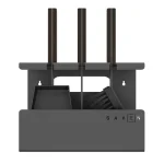 SAVEN Set 1S Negru – set unelte șemineu, 3 piese