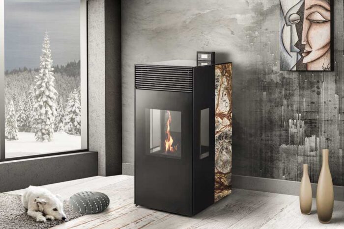 Șemineu pe peleți TEBA TP-11 Air Pellet, 13 kW - imagine 1