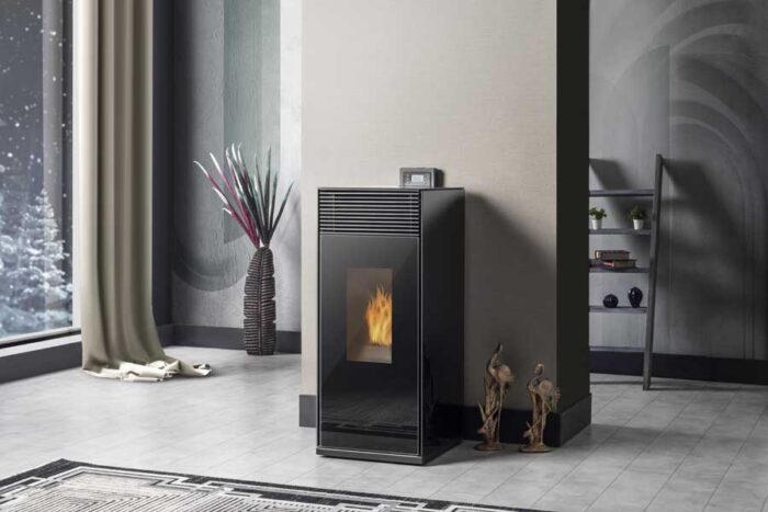 Șemineu pe peleți TEBA TP-13 Air Pellet, 12 kW - imagine 1