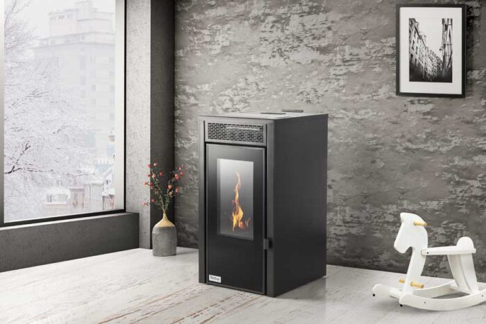 Șemineu pe peleți TEBA TP-07 Air Pellet, 9,8 kW - imagine 1