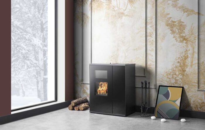 Termosemineu pe peleți și lemn Teba TP-30F Hydro Pellet, 29,2 kW - imagine 1
