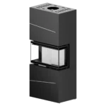 Șemineu pe lemne Hitze ALBERO AL9C.HD BOX/D, 9 kW - imagine 3